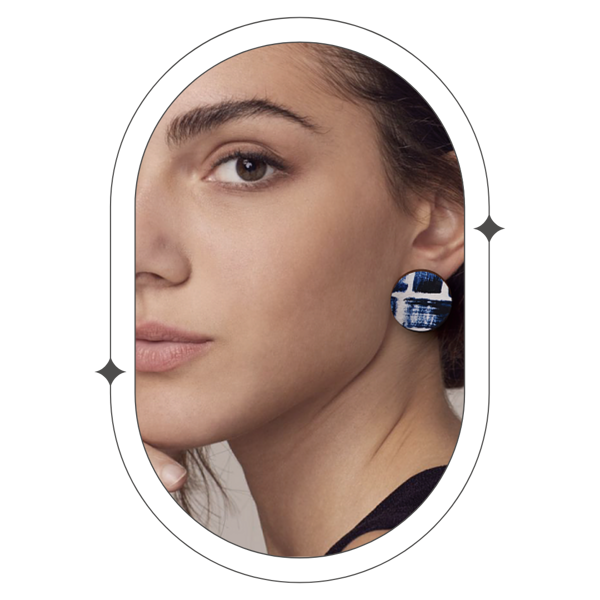 Ø 2.5 cm earrings