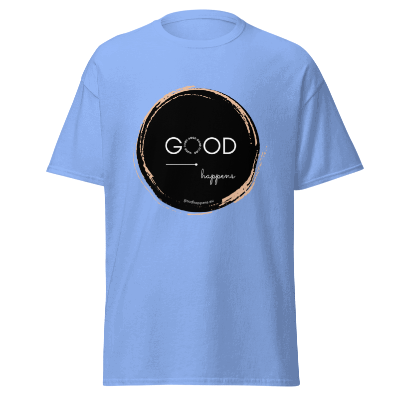 T-krekls Good happens #circle