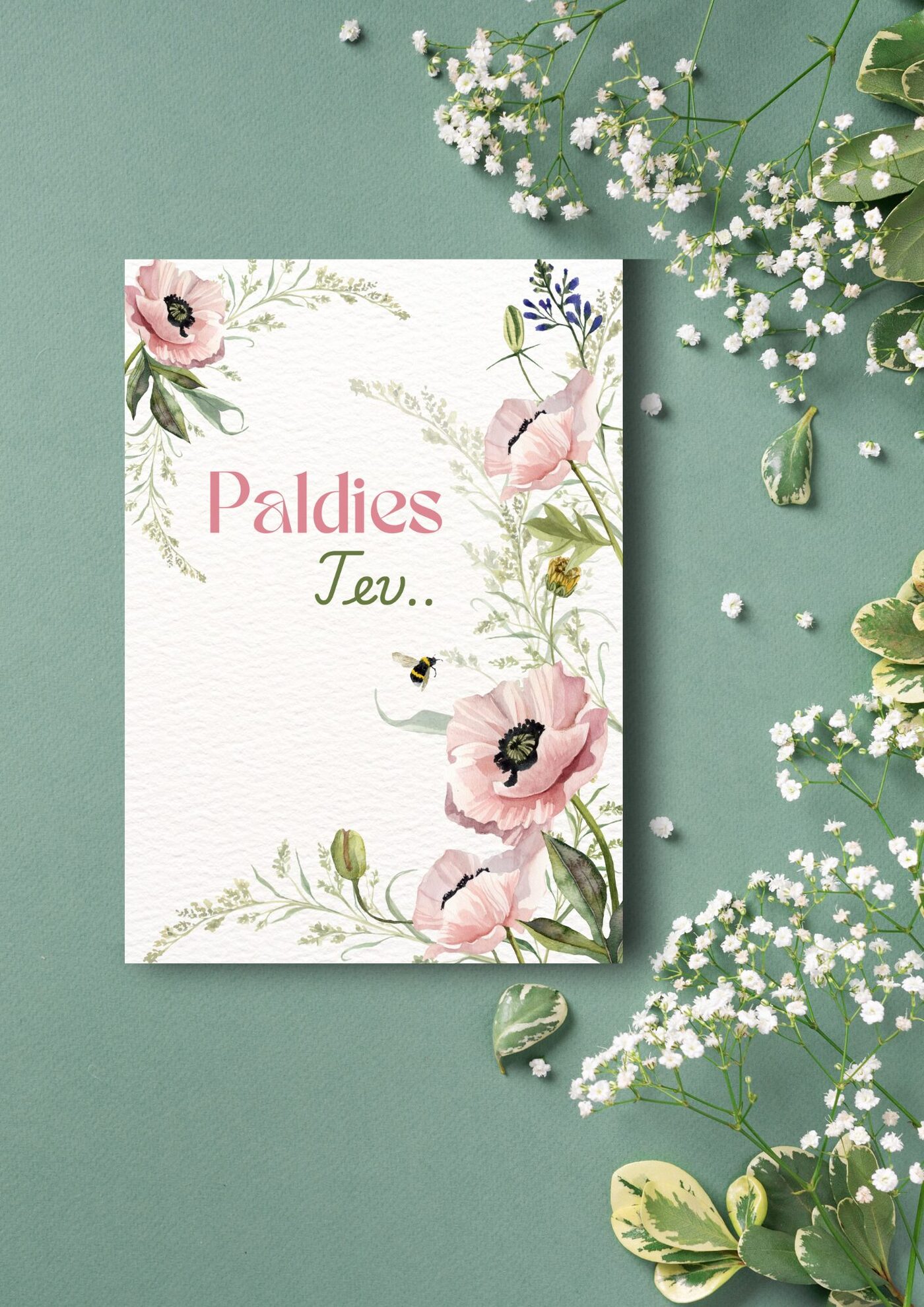 Atklātnīte paldies Tev.. n°2