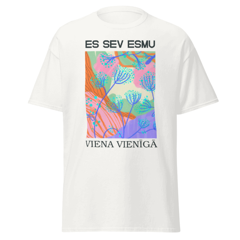 Unisex t-krekls Es sev esmu