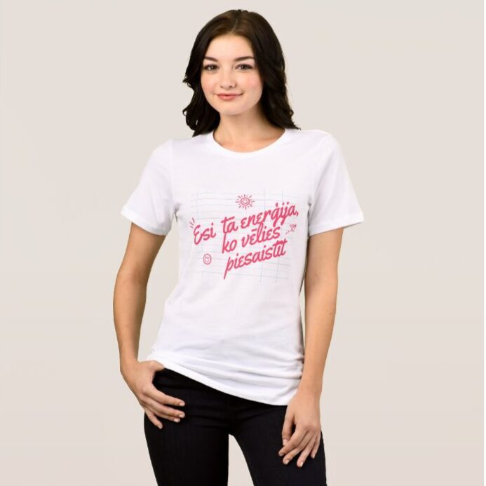 Unisex t-krekls Esi tā enerģija