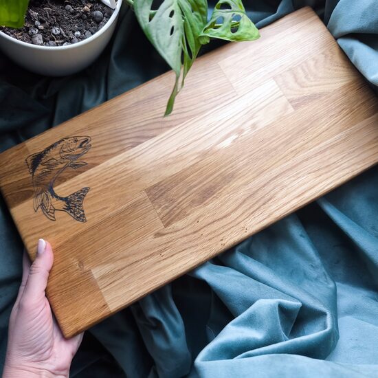 Ozolkoka virtuves dēlis Zivs