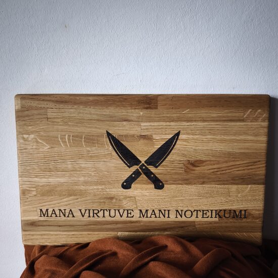 Virtuves dēlis Mana virtuve mani noteikumi  N°2