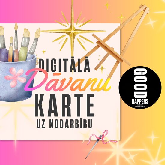 DIGITĀLĀ Dāvanu karte uz bērnu nodarbību vienam bērnam 