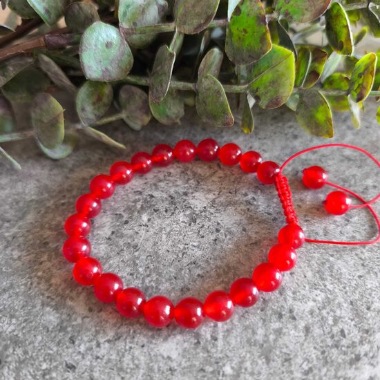 Regulējama Sarkanu nefrītu aproce