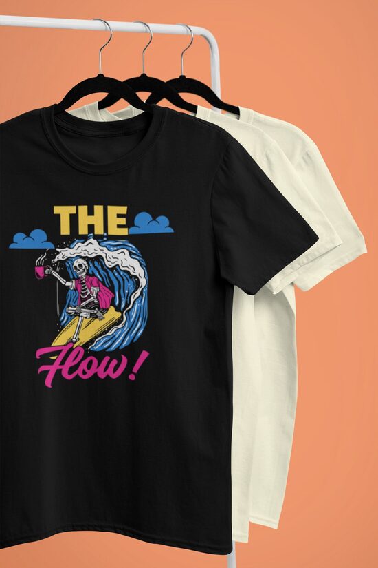 Unisex t-krekls Just go with the Flow