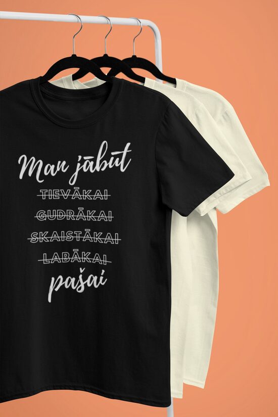 Unisex t-krekls Man jābūt