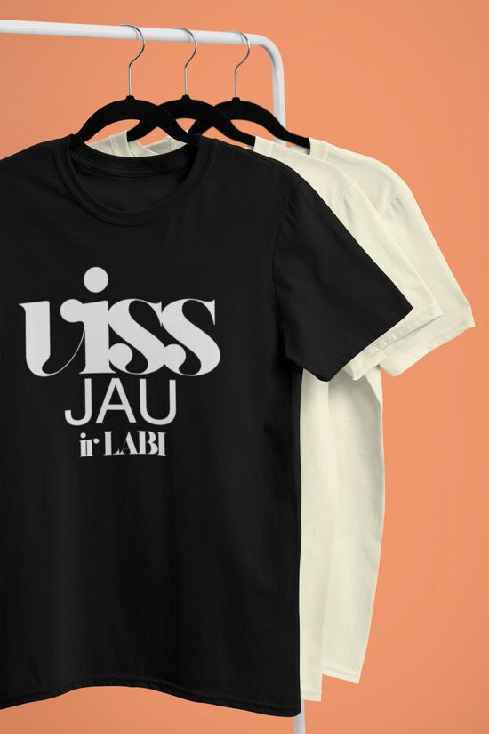 Unisex t-krekls Viss JAU ir