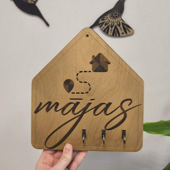 Small Key Holder Mājas (Home)