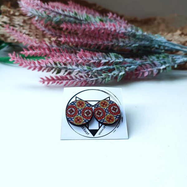 Mandala #oranžs #sarkans #zils