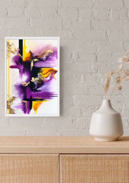 Abstrakcija #01  #violets