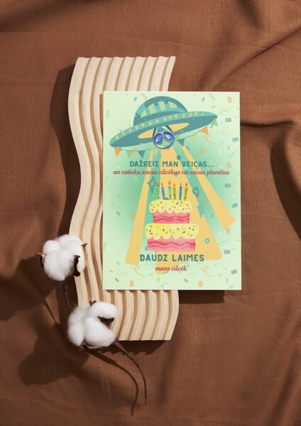 Atklātnīte - Dažreiz man veicas