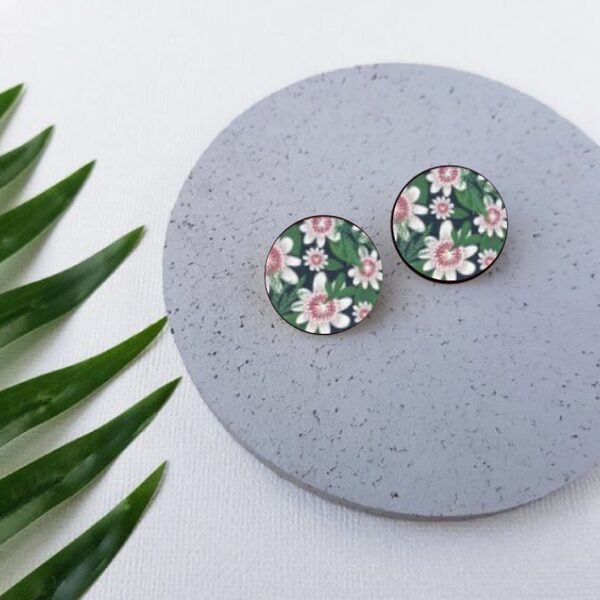 Flora n°51 #zaļš #rozā #balts