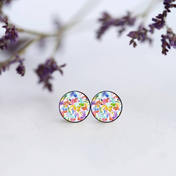 auskari Krāsaina abstrakcija