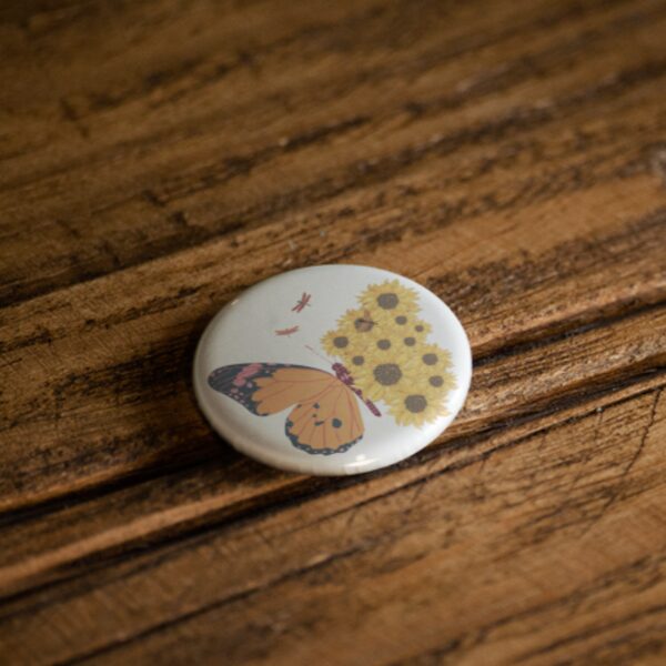 Nozīmīte Tauriņš un saulespuķes