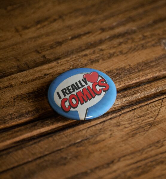 Nozīmīte I really love comics