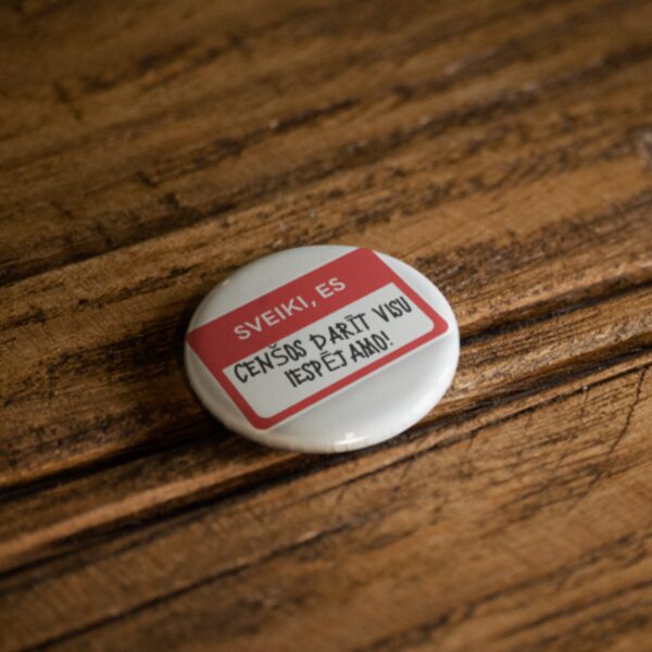 Nozīmīte Cenšos darīt visu iespējamo