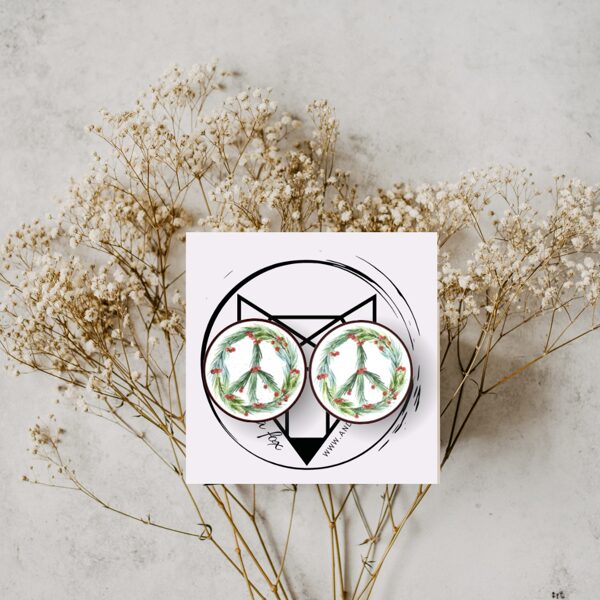 auskari Ziemassvētku "Peace"