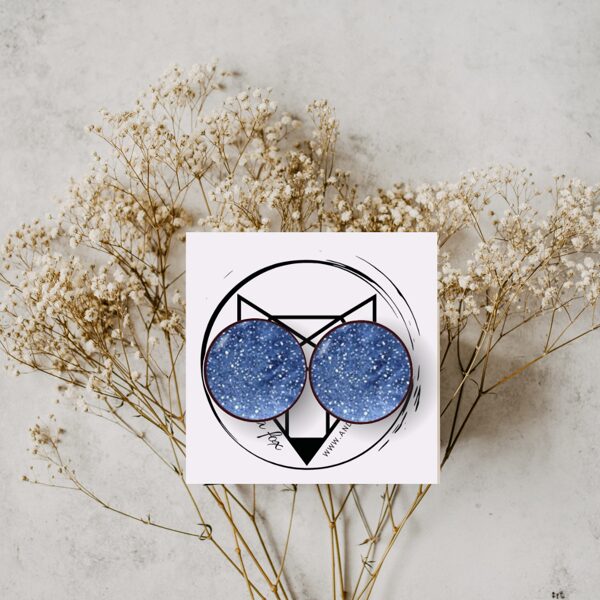 auskari Zils fons un sniedziņš