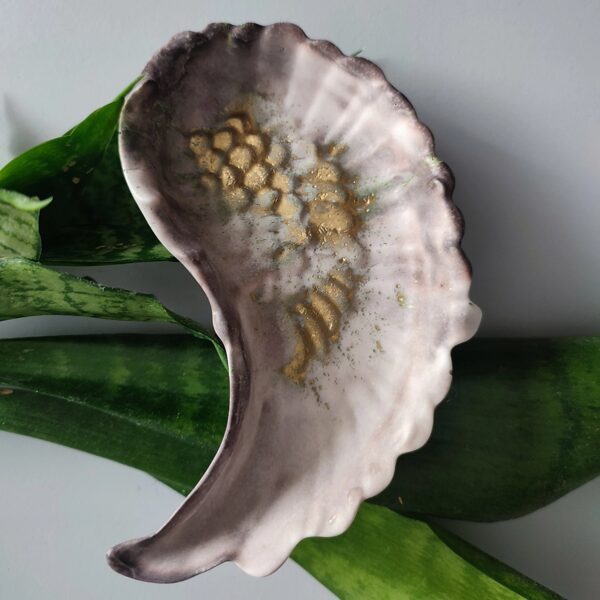 Ģipša akrila rotu dekoratīvais trauciņš Spārns