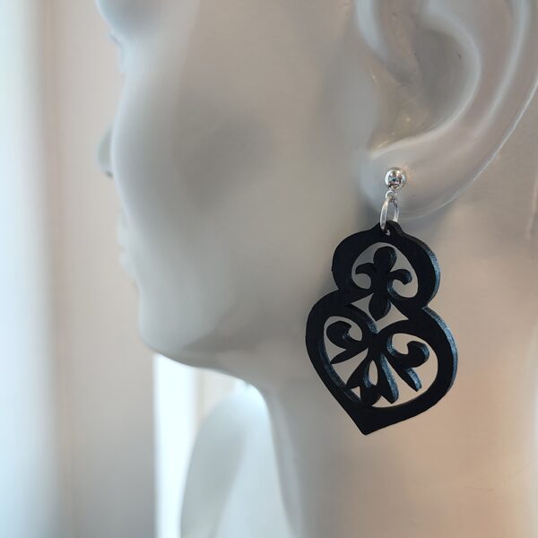 Koka auskari - Ornamenti №6