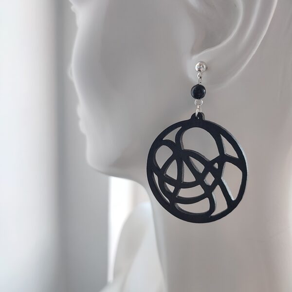 Koka auskari - Ornamenti №7