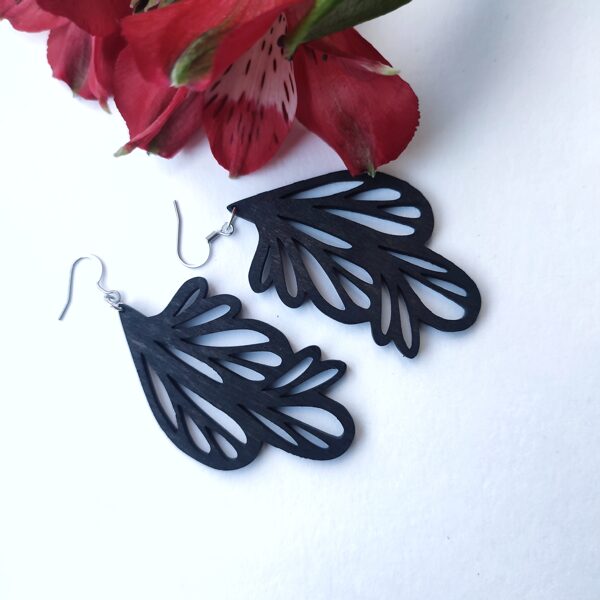 Koka auskari - Taureņa spārni