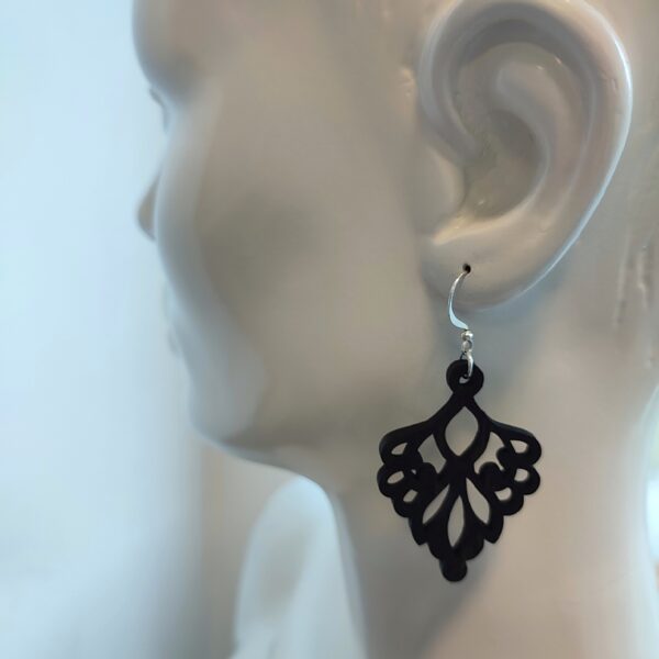 Koka auskari Ornamenti №3