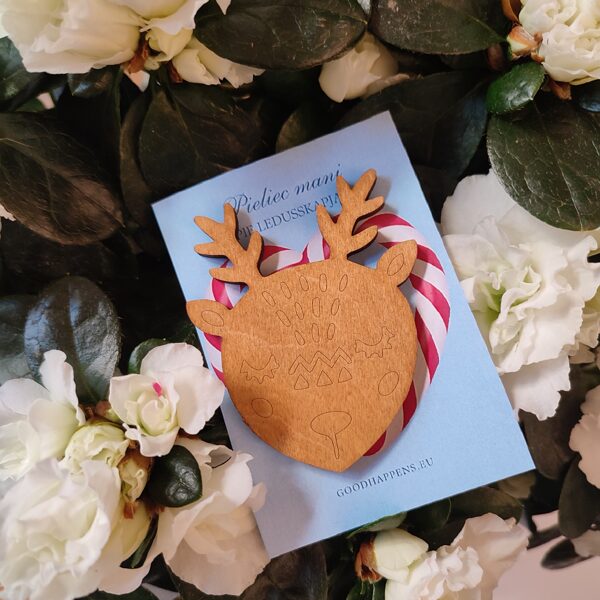 Coloring Wooden Magnet - dear