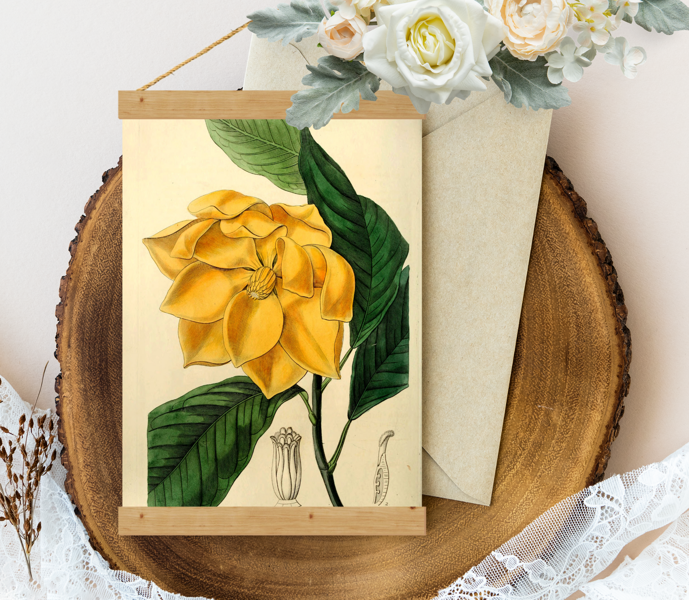 Sienas dekors Vintage Magnolia-liliifera