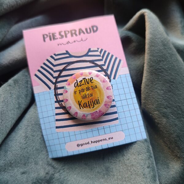 Nozīmīte Dzīve ir pārāk īsa sliktai kafijai