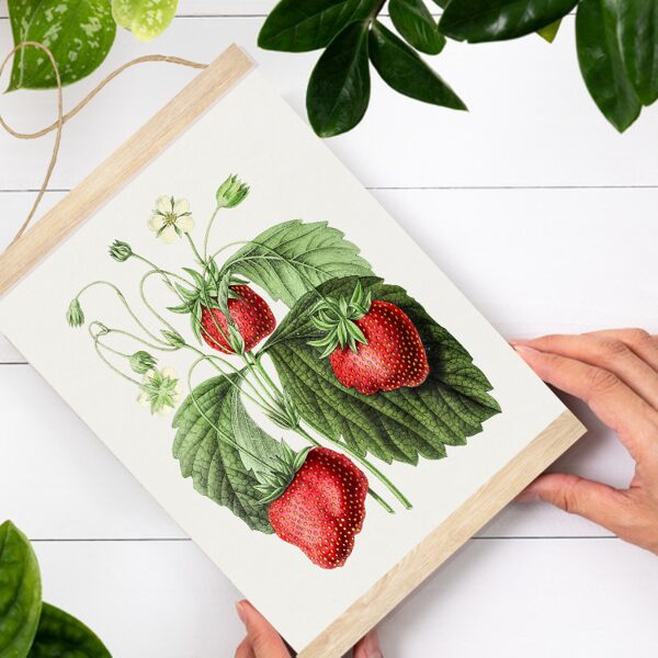 Sienas dekors Zemenes A4