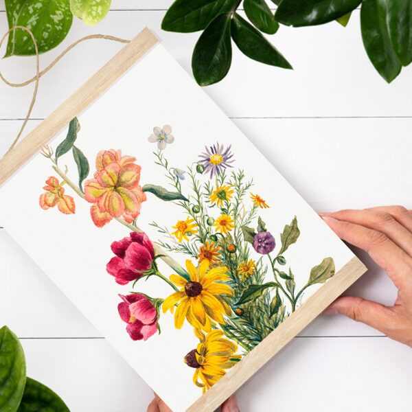 Sienas dekors Ziedu pušķis