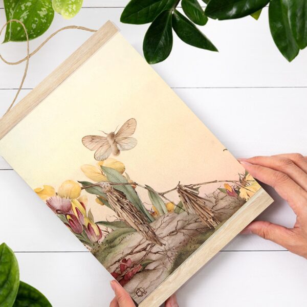 Sienas dekors psyches fabres Kukaiņi A4