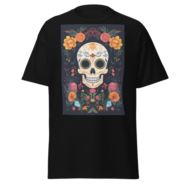 T-krekls Skull ar rozēm