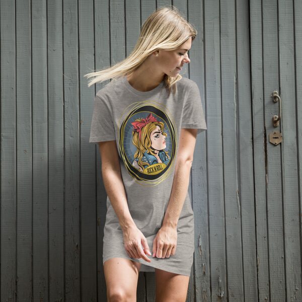 Girl with rock n roll