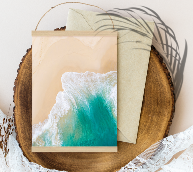 Sienas dekors Kelingking Beach, Indonesia