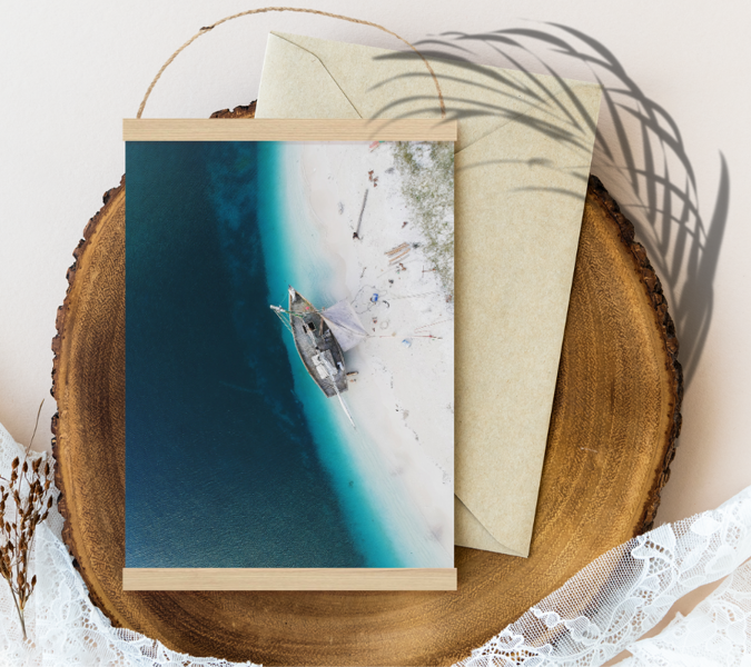 Sienas dekors Shipbuilders on the southern coast of Haiti