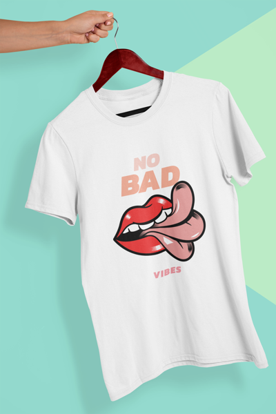 t-krekls #no bad vibes