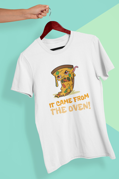 t-krekls #creepy melting pizza