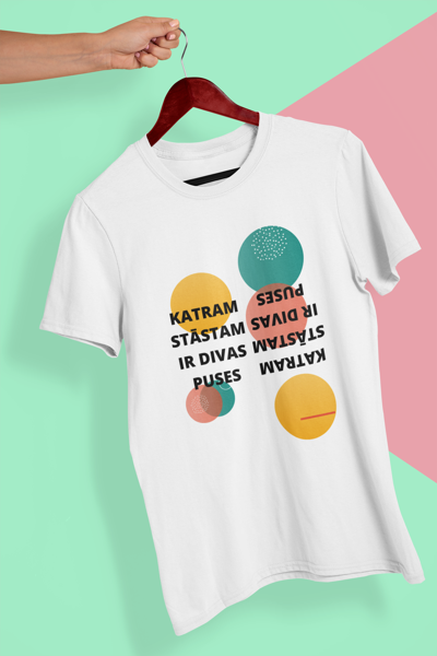 t-krekls Katram stāstam ir divas puses