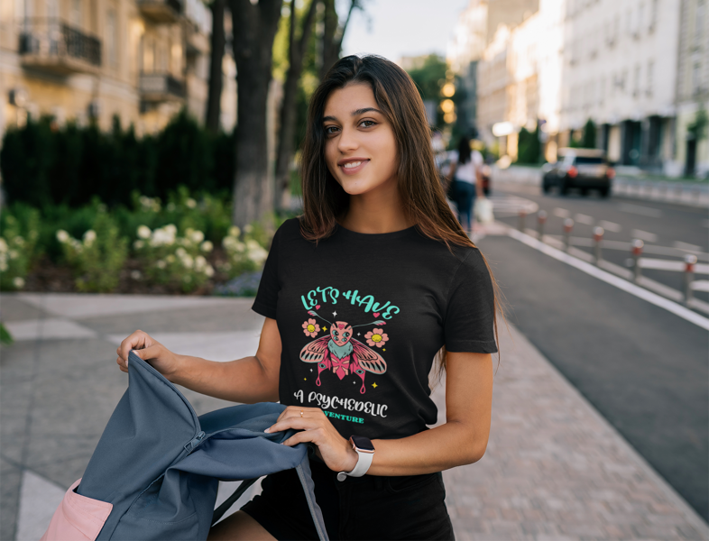 t-krekls Lets have psychodelic