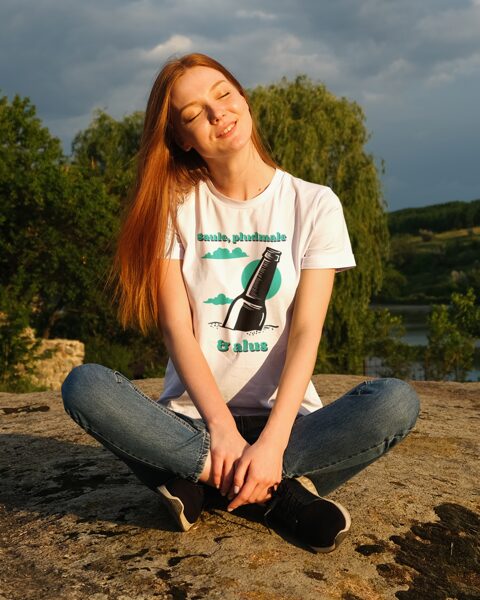 t-krekls Saule, pludmale un alus